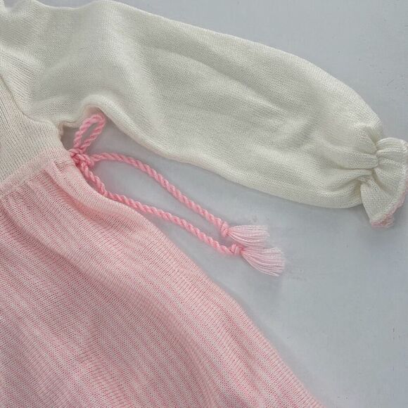 Vintage moonbeams size 24 Mo knit sweater dress - Picture 4 of 12